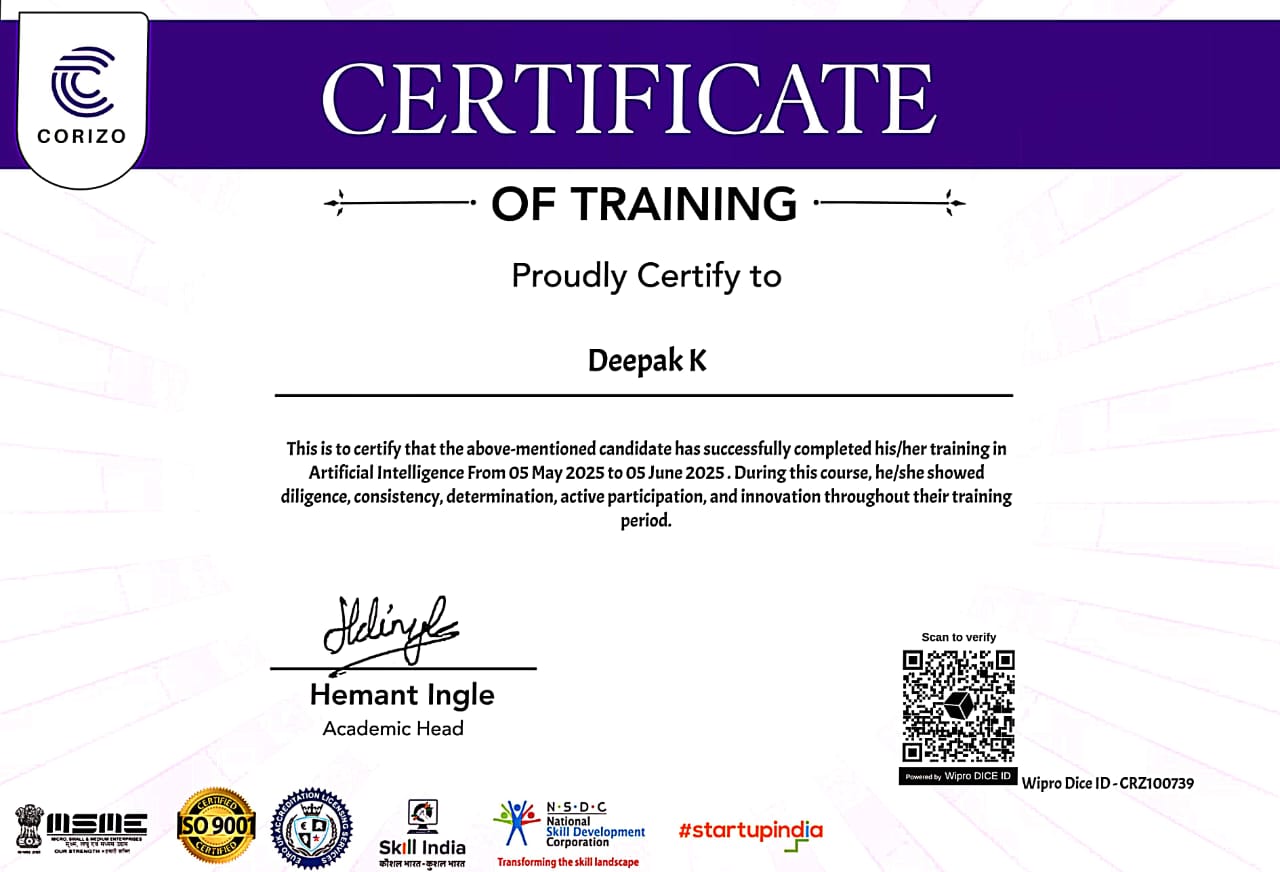 Certificate 1
